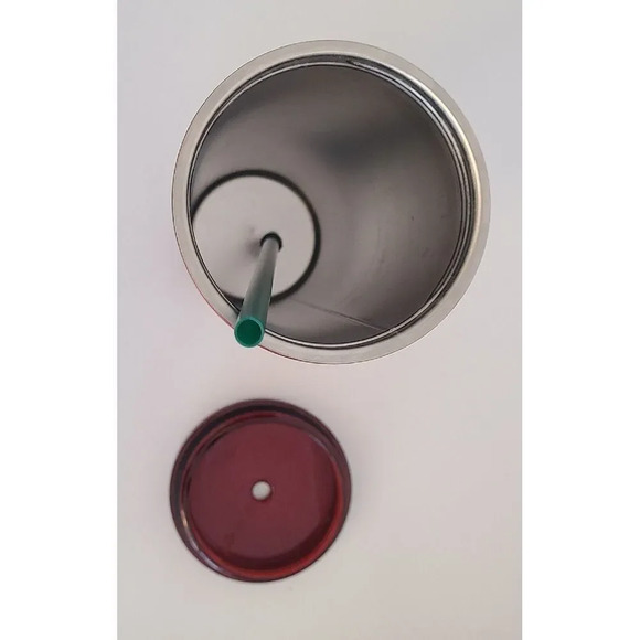 Starbucks 2018 Holiday Collection Crimson Red Stainless Steel Cold Cup‎ 24oz - Picture 4 of 5